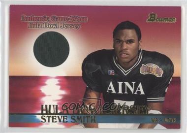 2001 Bowman - Rookie Jerseys #BJ-SS - Steve Smith