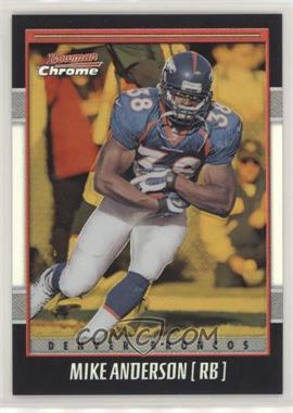 2001 Bowman Chrome - [Base] - Gold Refractor #9 - Mike Anderson /99