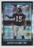 Rookie Refractor - Quentin McCord