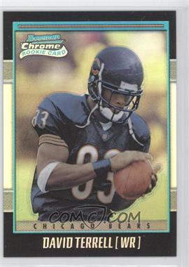 2001 Bowman Chrome - [Base] #142 - Rookie Refractor - David Terrell /1999