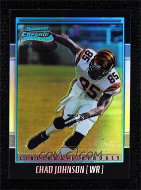 2001 Bowman Chrome - [Base] #187 - Rookie Refractor - Chad Johnson /1999 [Noted]