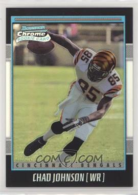 2001 Bowman Chrome - [Base] #187 - Rookie Refractor - Chad Johnson /1999 [Noted]