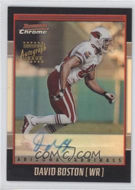 2001 Bowman Chrome - Rookie Autographs #BC-DBO - David Boston