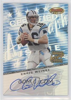 2001 Bowman's Best - Certified Autograph Issue #BB-CW - Chris Weinke