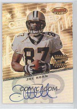 2001 Bowman's Best - Certified Autograph Issue #BB-JH - Joe Horn