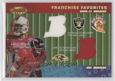 2001 Bowman's Best - Franchise Favorites #FF-WW - Charles Woodson, Rod Woodson