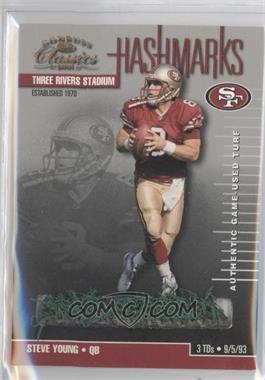 2001 Donruss Classics - Hashmarks #HM-21 - Steve Young