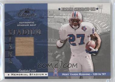 2001 Donruss Classics - Stadium Stars #SS-5 - Eddie George