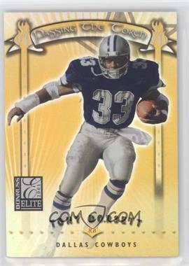 2001 Donruss Elite - Passing the Torch #PT-11 - Tony Dorsett /1000