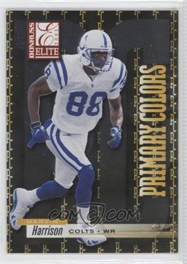 2001 Donruss Elite - Primary Colors - Yellow #PC-3 - Marvin Harrison /25