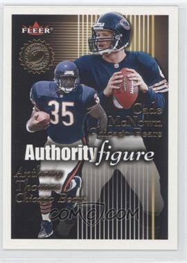 2001 Fleer Authority - Authority Figure #16 AF - Cade McNown, Anthony Thomas /1750