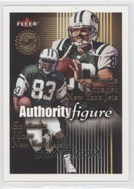 2001 Fleer Authority - Authority Figure #6 AF - Wayne Chrebet, Santana Moss /1750