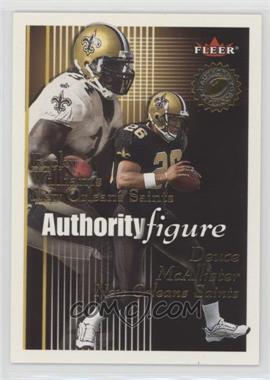 2001 Fleer Authority - Authority Figure #7 AF - Ricky Williams, Deuce McAllister /1750