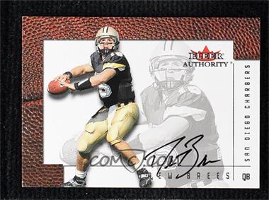 2001 Fleer Authority - Autographs #_DRBR - Drew Brees