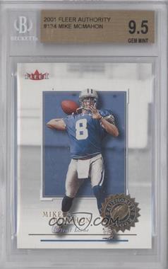 2001 Fleer Authority - [Base] #134 - Mike McMahon /1350 [BGS 9.5 GEM MINT]