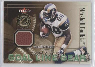 2001 Fleer Authority - Goal-Line Gear #_MAFA.1 - Marshall Faulk (Football)