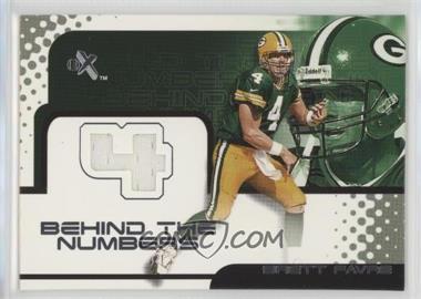 2001 Fleer E-X - Behind the Numbers Jerseys #_BRFA - Brett Favre /796