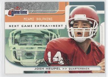 2001 Fleer Game Time - [Base] - Extra #126 - Josh Heupel /201