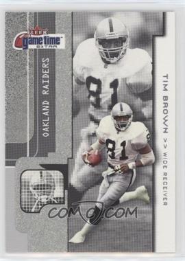 2001 Fleer Game Time - [Base] - Extra #88 - Tim Brown