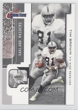 2001 Fleer Game Time - [Base] #88 - Tim Brown