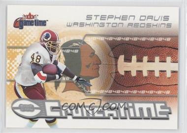 2001 Fleer Game Time - Crunch Time #16CT - Stephen Davis