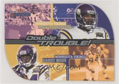 2001 Fleer Game Time - Double Trouble #1DT - Daunte Culpepper, Randy Moss