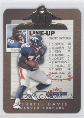 2001 Fleer Game Time - Eleven-Up #4 E - Terrell Davis