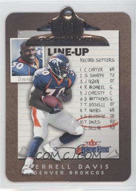 2001 Fleer Game Time - Eleven-Up #4 E - Terrell Davis