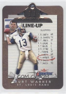 2001 Fleer Game Time - Eleven-Up #9 E - Kurt Warner