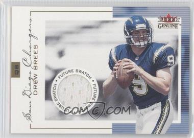 2001 Fleer Genuine - [Base] #140 - Drew Brees /1000