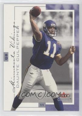 2001 Fleer Genuine - [Base] #2 - Daunte Culpepper