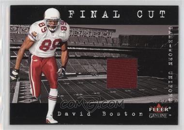 2001 Fleer Genuine - Final Cut Jerseys #_DABO - David Boston