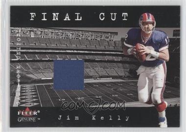 2001 Fleer Genuine - Final Cut Jerseys #_JIKE - Jim Kelly