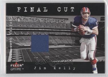 2001 Fleer Genuine - Final Cut Jerseys #_JIKE - Jim Kelly