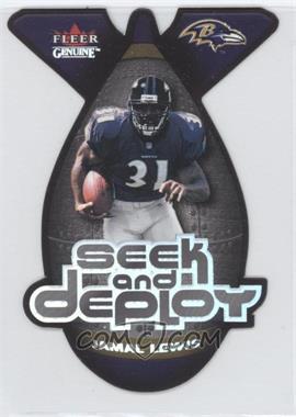 2001 Fleer Genuine - Seek and Deploy #1 SD - Jamal Lewis