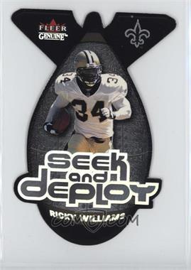 2001 Fleer Genuine - Seek and Deploy #3 SD - Ricky Williams