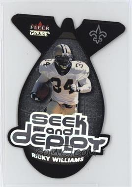 2001 Fleer Genuine - Seek and Deploy #3 SD - Ricky Williams