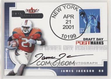 2001 Fleer Hot Prospects - Rookie Premiere Postmarks Signatures - Missing Serial Number #_JAJA - James Jackson