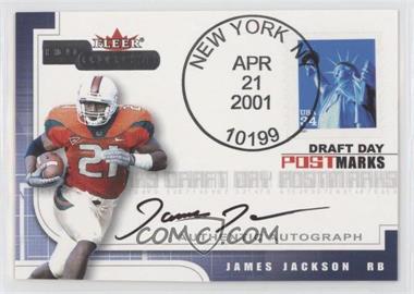 2001 Fleer Hot Prospects - Rookie Premiere Postmarks Signatures - Missing Serial Number #_JAJA - James Jackson