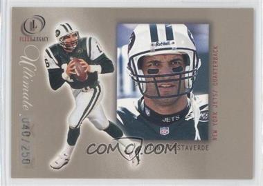 2001 Fleer Legacy - [Base] - Ultimate Legacy #17 - Vinny Testaverde /250