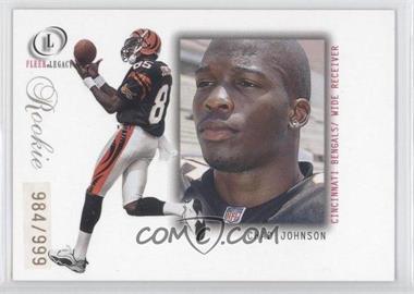 2001 Fleer Legacy - [Base] #114 - Rookie - Chad Johnson /999