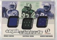 Reggie Wayne, Santana Moss, Koren Robinson