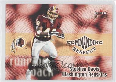 2001 Fleer Premium - Commanding Respect #4 CR - Stephen Davis