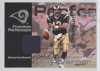 2001 Fleer Premium - Premium Performers Jerseys #_KUWA - Kurt Warner /900