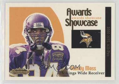 2001 Fleer Showcase - Awards Showcase #1 AS - Randy Moss