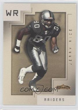 2001 Fleer Showcase - [Base] #8 - Jerry Rice