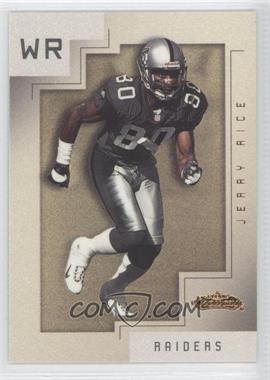 2001 Fleer Showcase - [Base] #8 - Jerry Rice