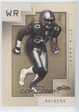 2001 Fleer Showcase - [Base] #8 - Jerry Rice