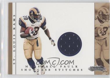 2001 Fleer Showcase - Showcase Stitches #_MAFA - Marshall Faulk