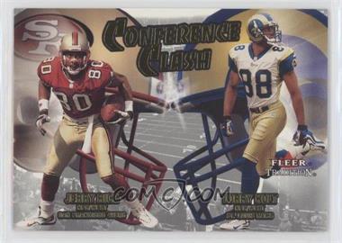 2001 Fleer Tradition - Conference Clash #13 CC - Jerry Rice, Torry Holt